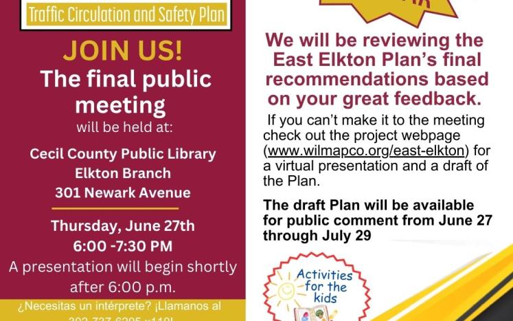 East Elkton Plan - Final Public Meeting